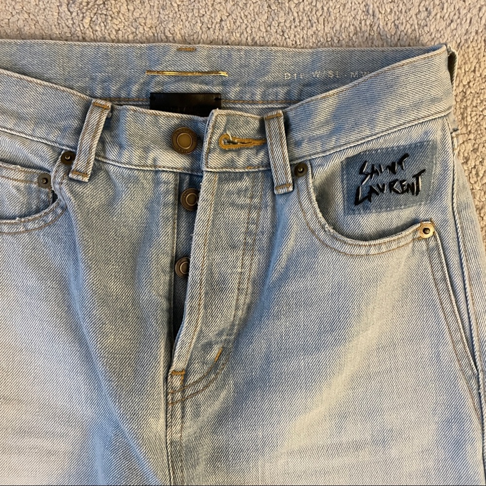 NEW Saint Laurent Light Blue Jeans